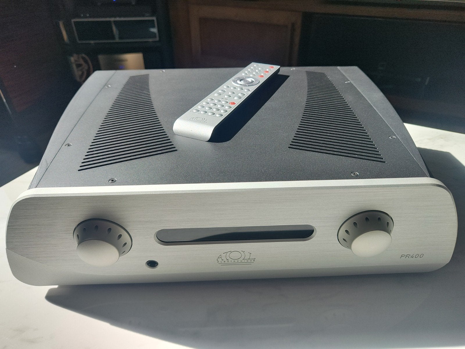 Atoll PR400 Signature voorversterker - Zo goed als nieuw, Ophalen of Verzenden, Zo goed als nieuw, 120 watt of meer, Overige merken