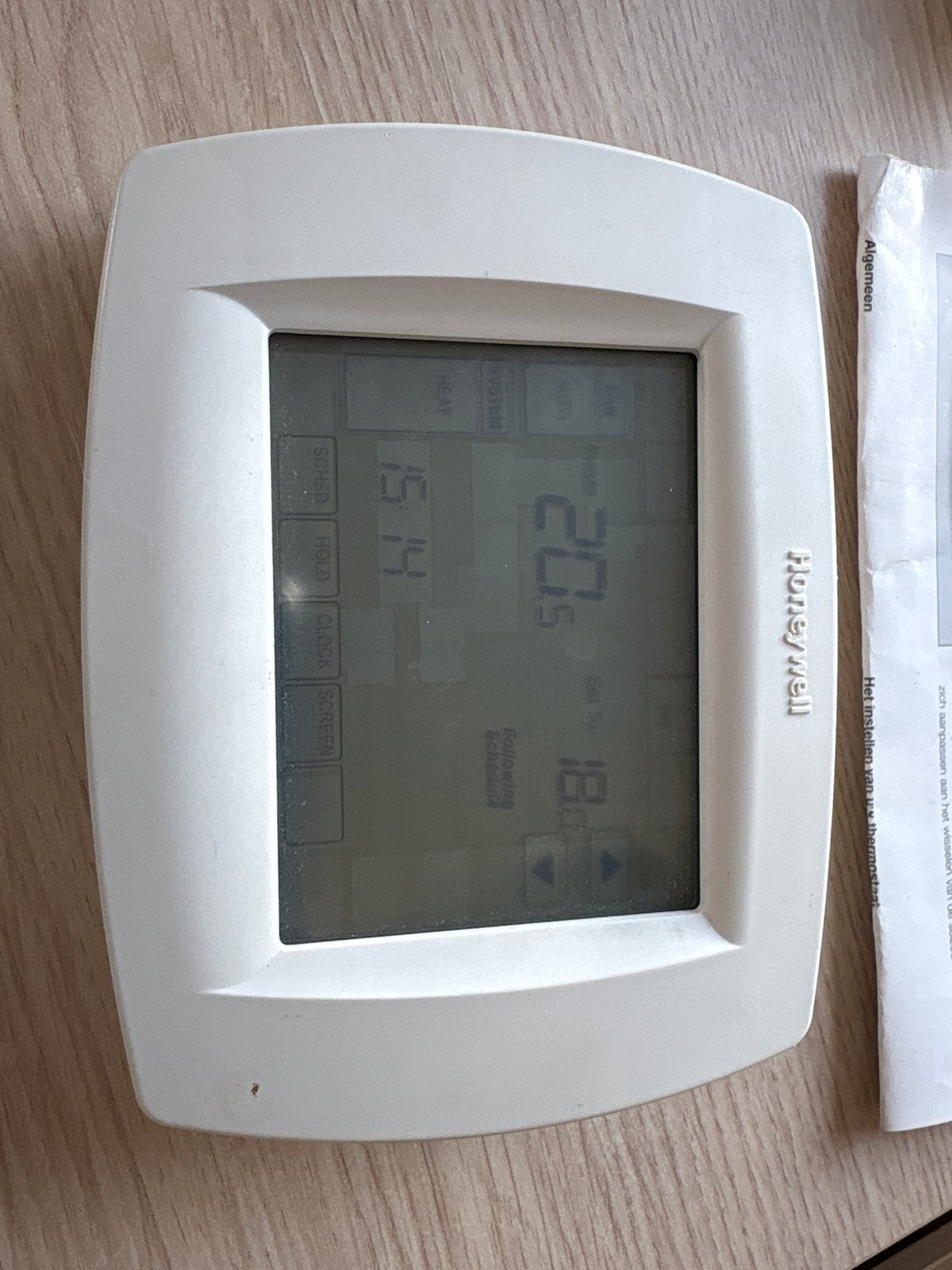 Honeywell Chronotherm Vision Pro TH8320U1008 Thermostaat, Ophalen of Verzenden, Slimme thermostaat, Zo goed als nieuw