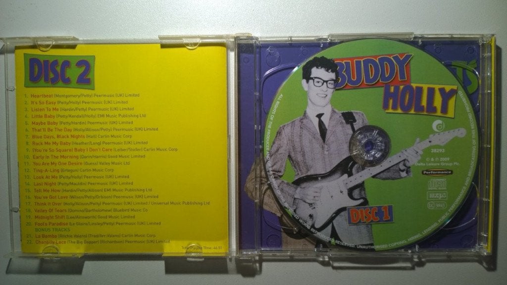 Buddy Holly - Heartbeats The Original Recordings, Ophalen of Verzenden, Zo goed als nieuw, Rock-'n-roll, Album