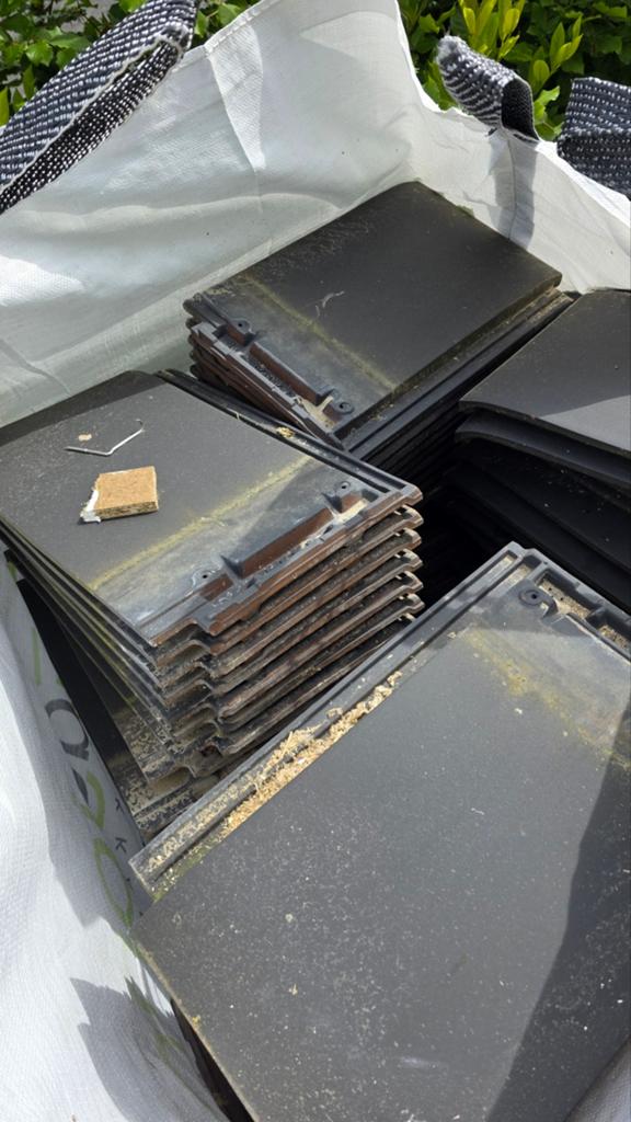 Dakpannen gratis, Ophalen, Steen of Klei, 15 m² of meer, Dakpannen