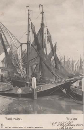 Vlissingen Visschersvloot, Verzenden, Voor 1920, Gelopen, Zeeland