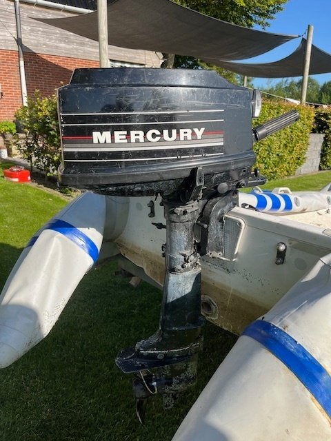 Mercury 5 pk 2 takt buitenboordmotor, Ophalen, Gebruikt