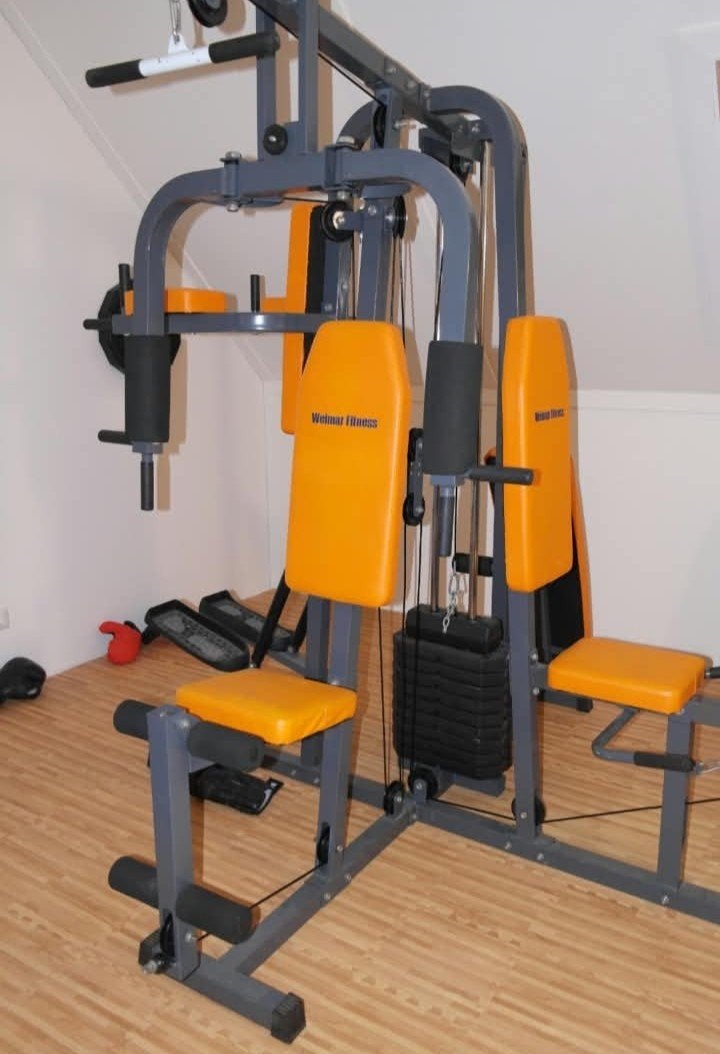 Weimar Fitness Krachtstation - Compleet Home Gym, Ophalen, Gebruikt, Krachtstation, Benen