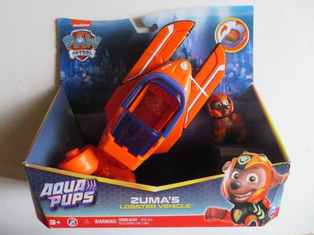 PAW PATROL - AQUA PUPS - ZUMAS LOBSTER VEHICLE, Ophalen of Verzenden, Zo goed als nieuw