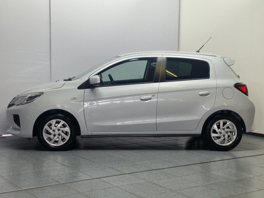 Mitsubishi Space Star 1.2 Dynamic Automaat, Airco, Achteruit, 12 maanden, Stof, Gebruikt, Start-stop-systeem