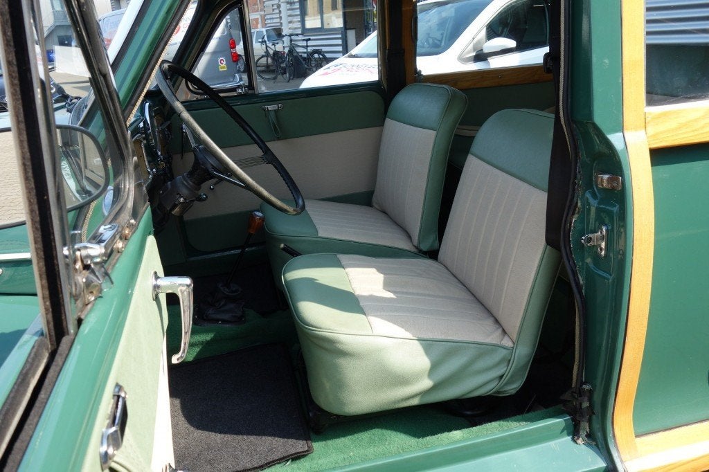 Morris MINOR 1000 Traveller, Keurige auto, Gebruikt, Handgeschakeld, Geïmporteerd, Groen