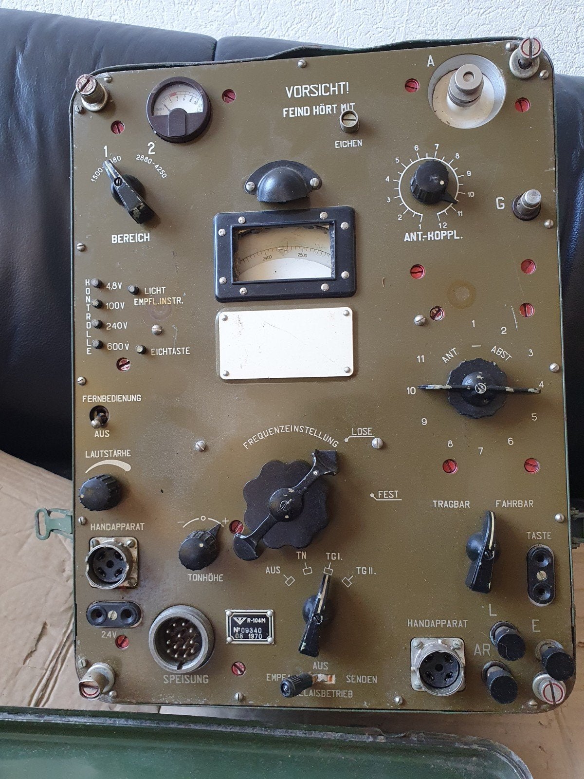 ex USSR,  R-104M zendontvanger, Ophalen of Verzenden, Landmacht, Nederland