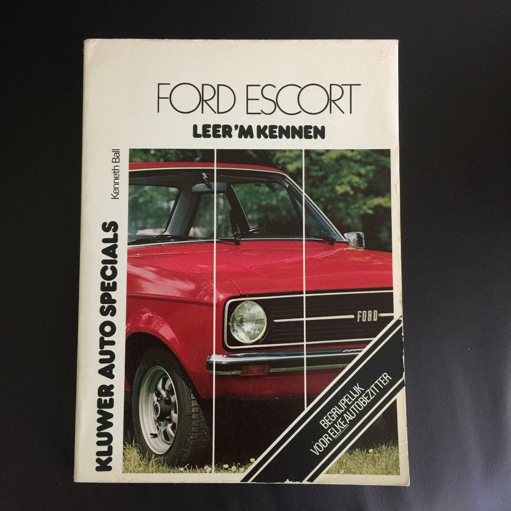 Kluwer Auto Specials leer 'm kennen Ford Escort, Auto diversen, Ophalen of Verzenden