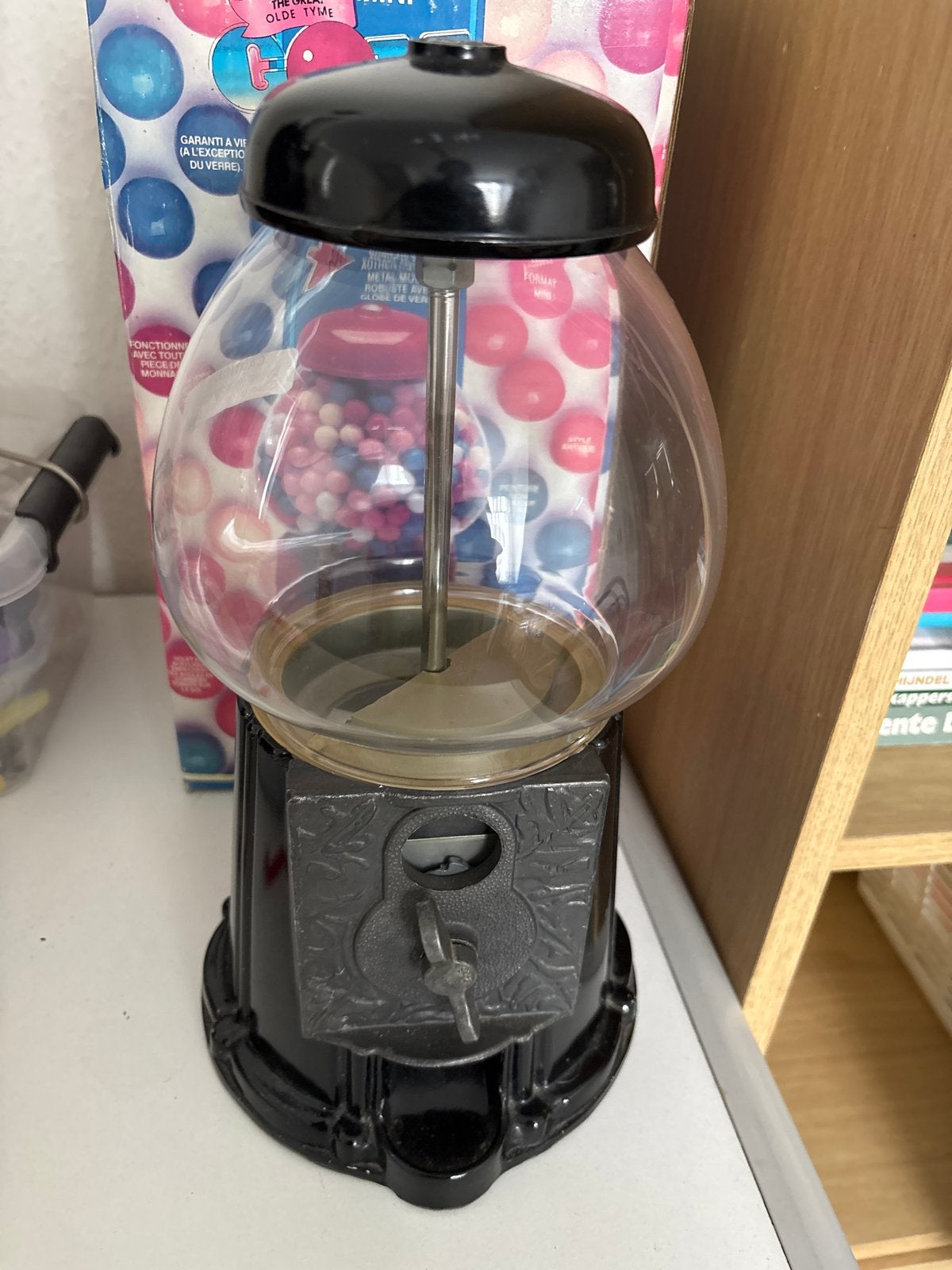 Vintage Gumball Machine - Kauwgomballenautomaat, Ophalen of Verzenden, Zo goed als nieuw