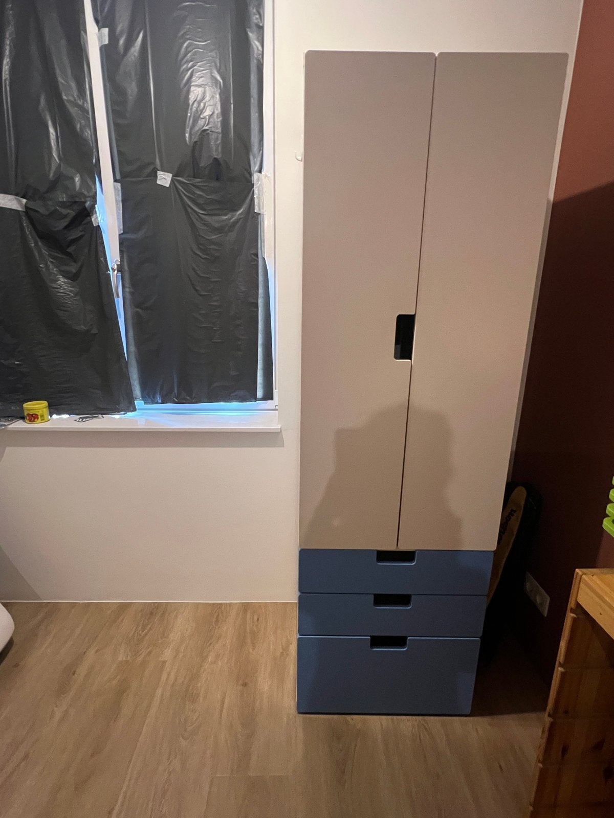 IKEA STUVA / SMÅSTAD kledingkast met lades en hangruimte, Ophalen, Gebruikt, 50 tot 100 cm, Met lade(s)