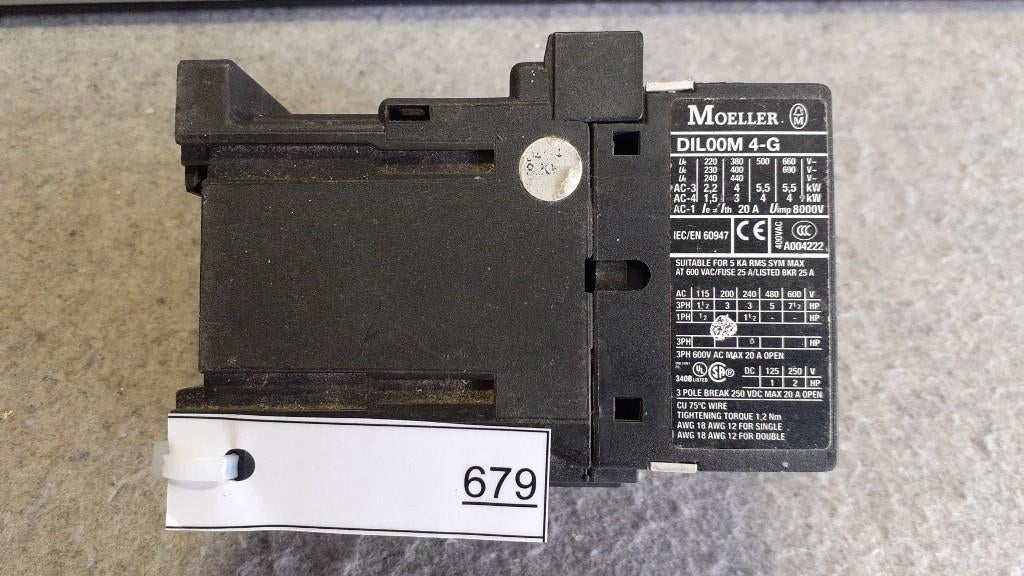 Moeller magneetschakelaar DIL00M, Ophalen, Gebruikt