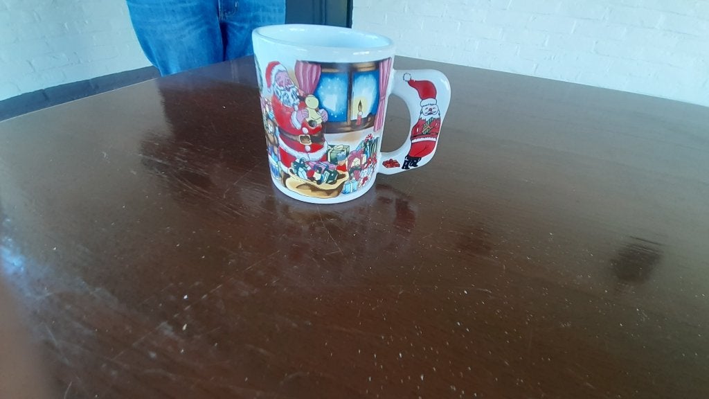 mok kerstman, Diversen, Kerst, Ophalen of Verzenden, Zo goed als nieuw