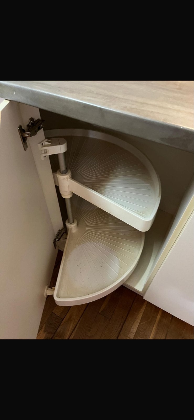 GRATIS Compacte keuken met inbouwapparatuur, Ophalen, Gebruikt, Wit, Hoekkeuken