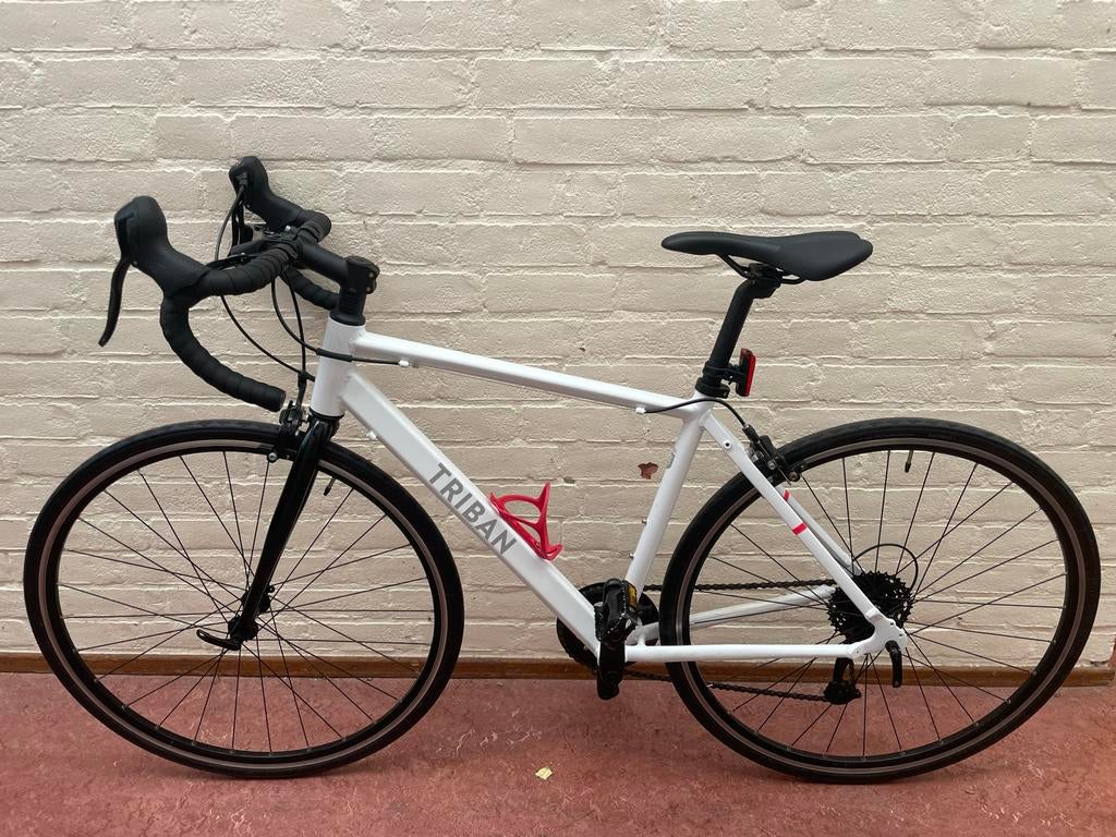 Racefiets Triban 100 - Zo goed als nieuw, Overige merken, Velgrem, Aluminium, 49 tot 53 cm