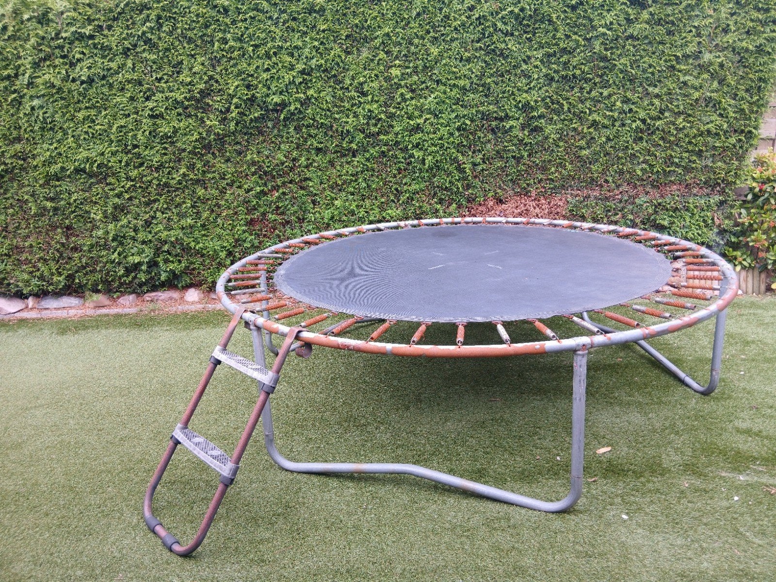Grote trampoline 3m doorsnede, Ophalen, Gebruikt