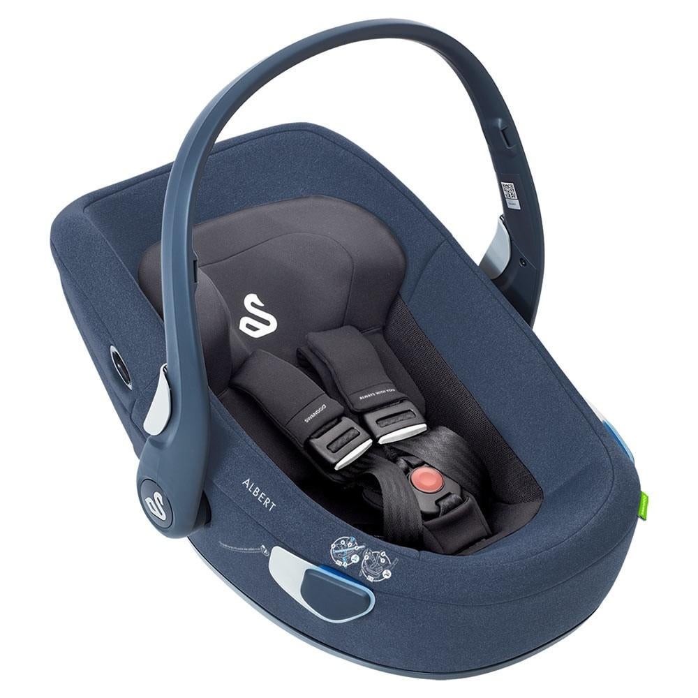 Swandoo Albert I-Size autostoel - Blueberry - nu €89,95, Overige merken, Autogordel of Isofix, Nieuw, Ophalen of Verzenden