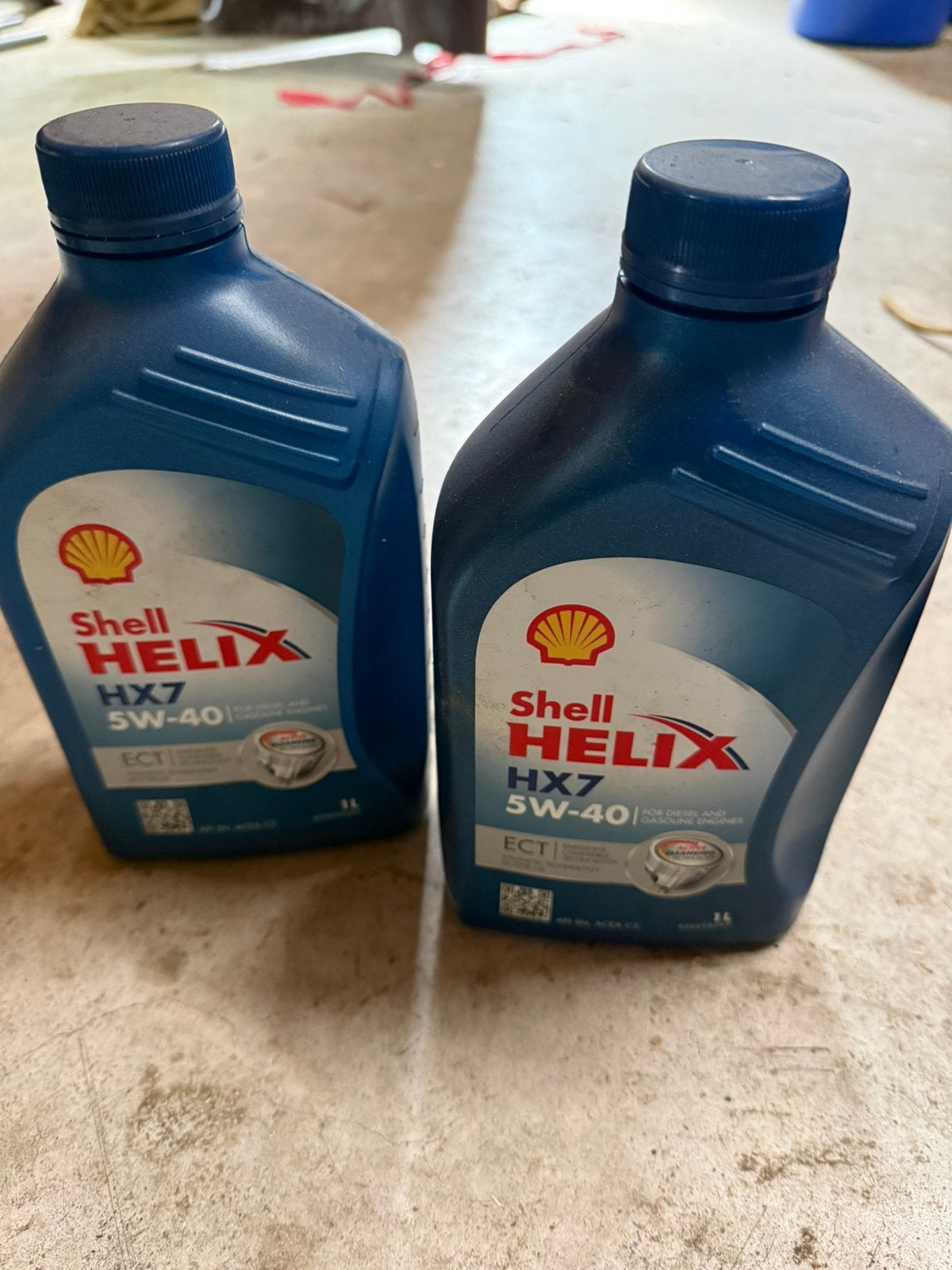 Shell helix hx7 motorolie, Ophalen