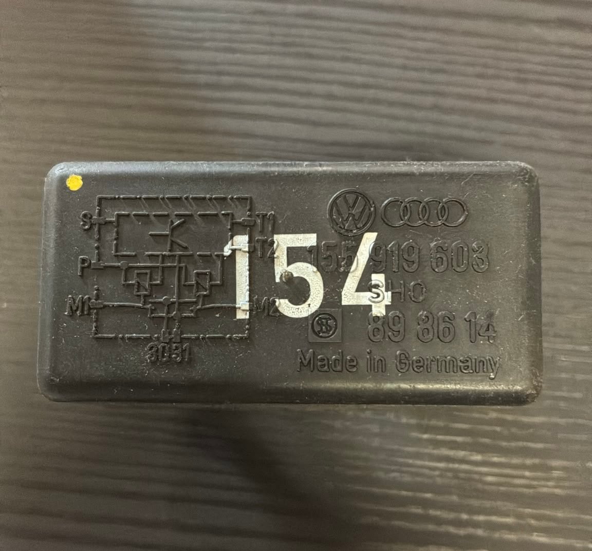 Relais 154 voor de VW golf cabrio MK3 / MK3.5, Ophalen of Verzenden, Gebruikt, Volkswagen