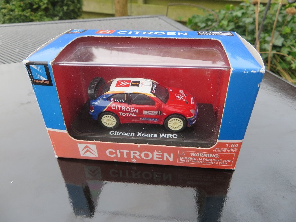 Newray Citroen Xsara WRC Rallycar 1 op 64 met doosje, Ophalen of Verzenden, Nieuw, Auto