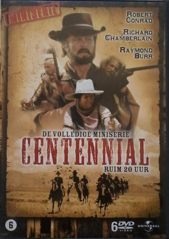 Centennial - Richard Chamberlain - 1978 - 6 disc - Western, 1960 tot 1980, Vanaf 16 jaar, Verzenden, Zo goed als nieuw