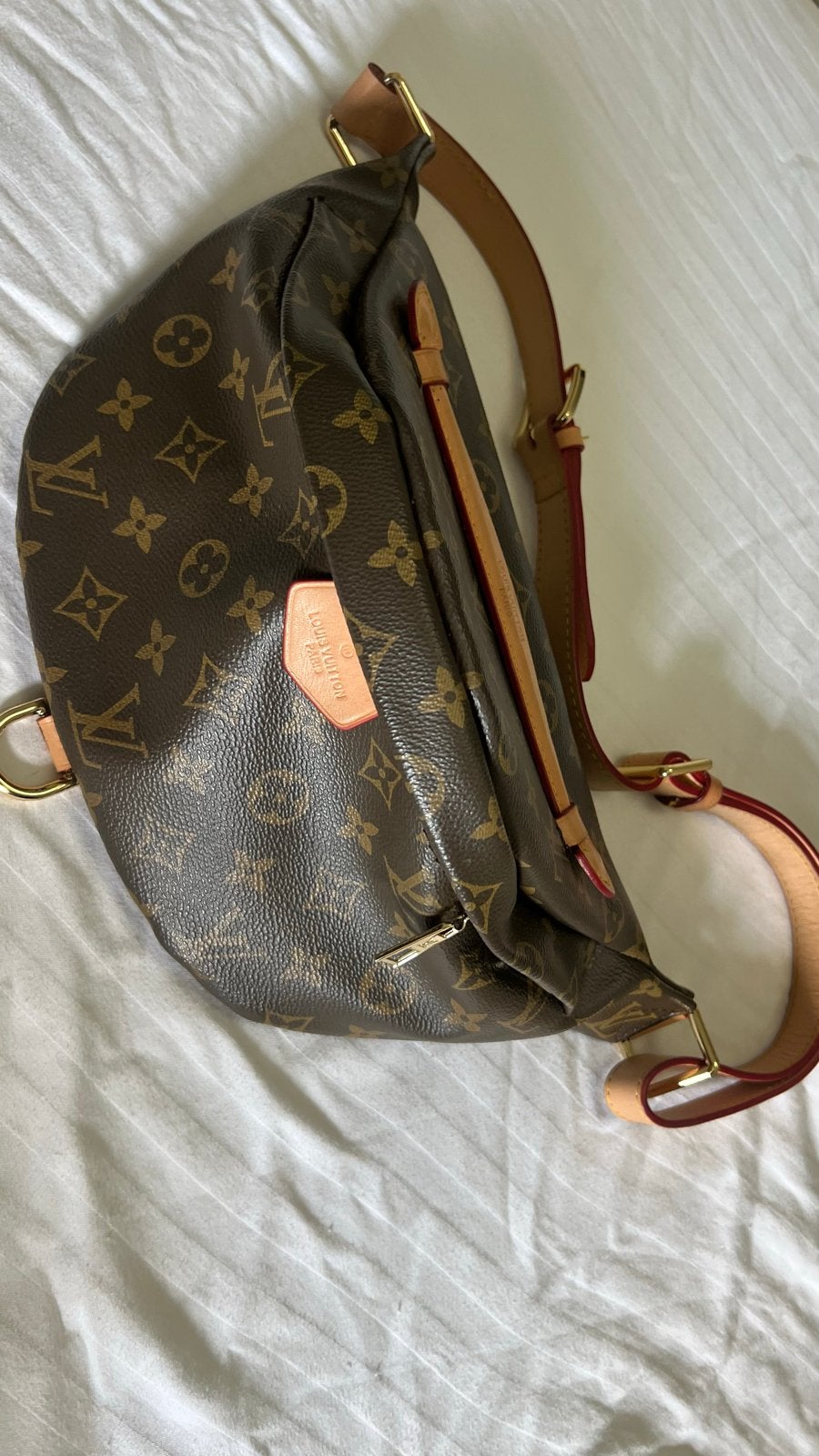 Bumbag Monogram Buideltas Heuptas, Sieraden, Tassen en Uiterlijk, Tassen | Damestassen, Ophalen of Verzenden, Gebruikt, Bruin