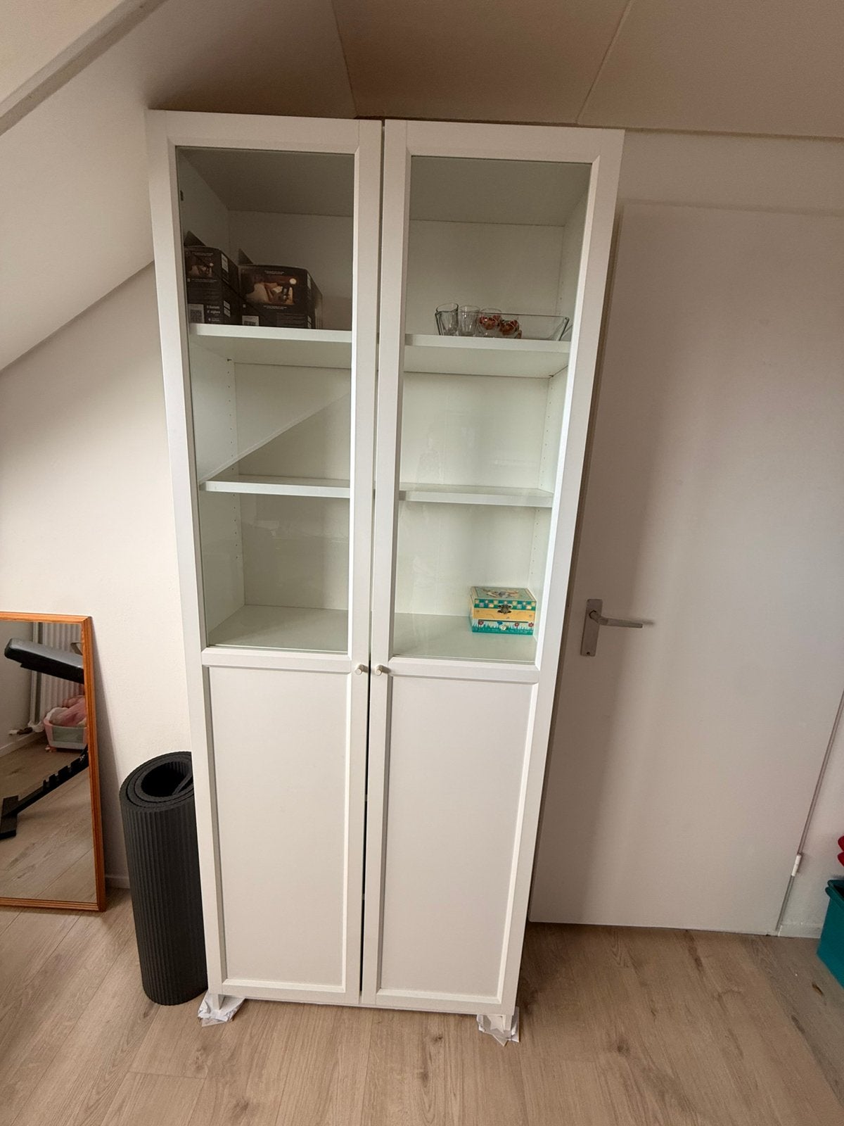 Billy kast ikea met deuren, Huis en Inrichting, 200 cm of meer, Zo goed als nieuw, 25 tot 50 cm, 50 tot 100 cm