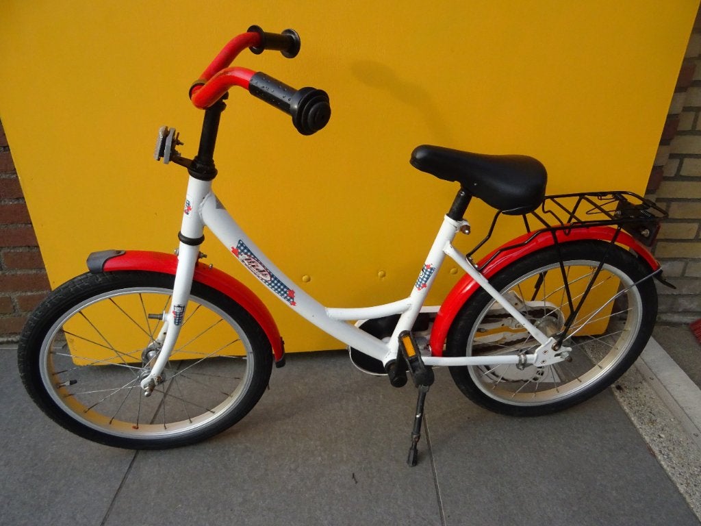 Meisjesfiets 18 inch met terugtraprem, Ophalen, Gebruikt, Terugtraprem, 18 inch