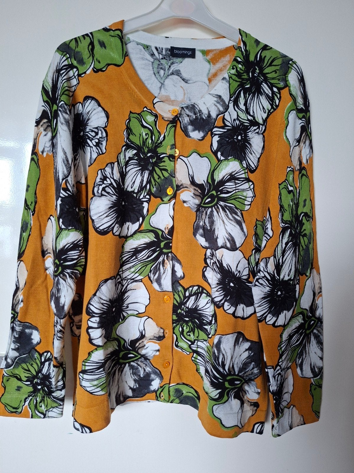 Prachtig Bloomings damesvest met bloemenprint - Maat 44, Meerkleurig, Maat 42/44 (L), Ophalen of Verzenden, Zo goed als nieuw