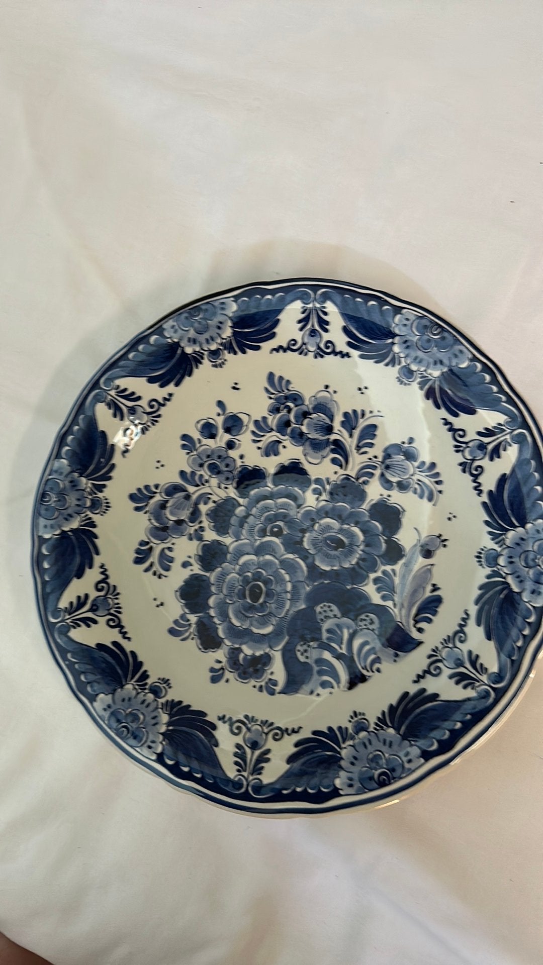 Delft Blauw wandbord, Ophalen of Verzenden