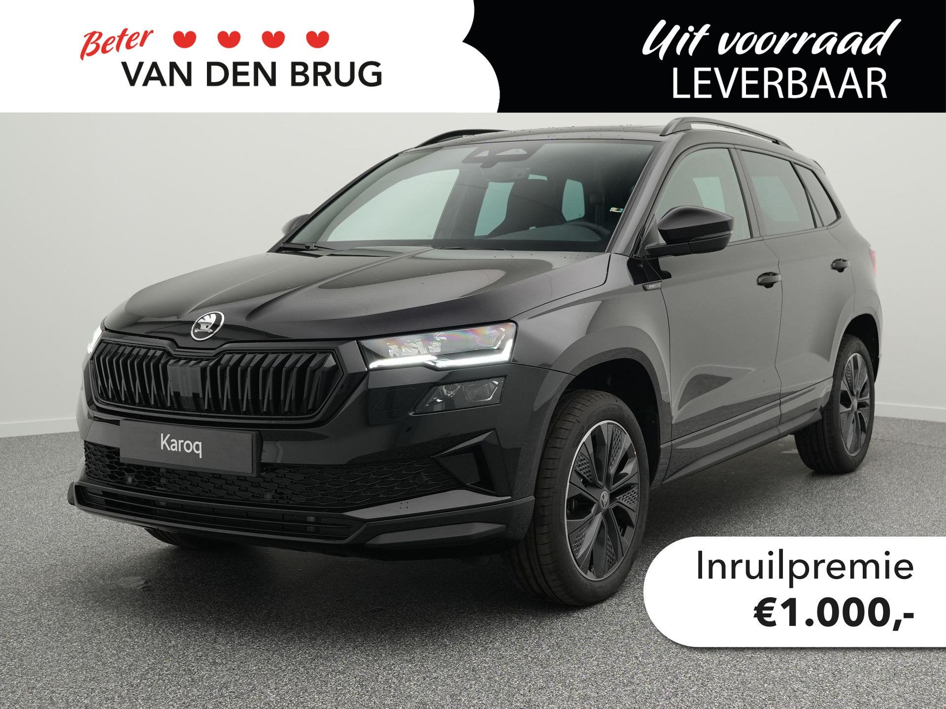 Skoda Karoq Sportline Ultimate 1.5 TSI DSG | Trekhaak | Elek, Auto's, Automatische klimaatregeling, Stof, 1498 cc, Euro 6