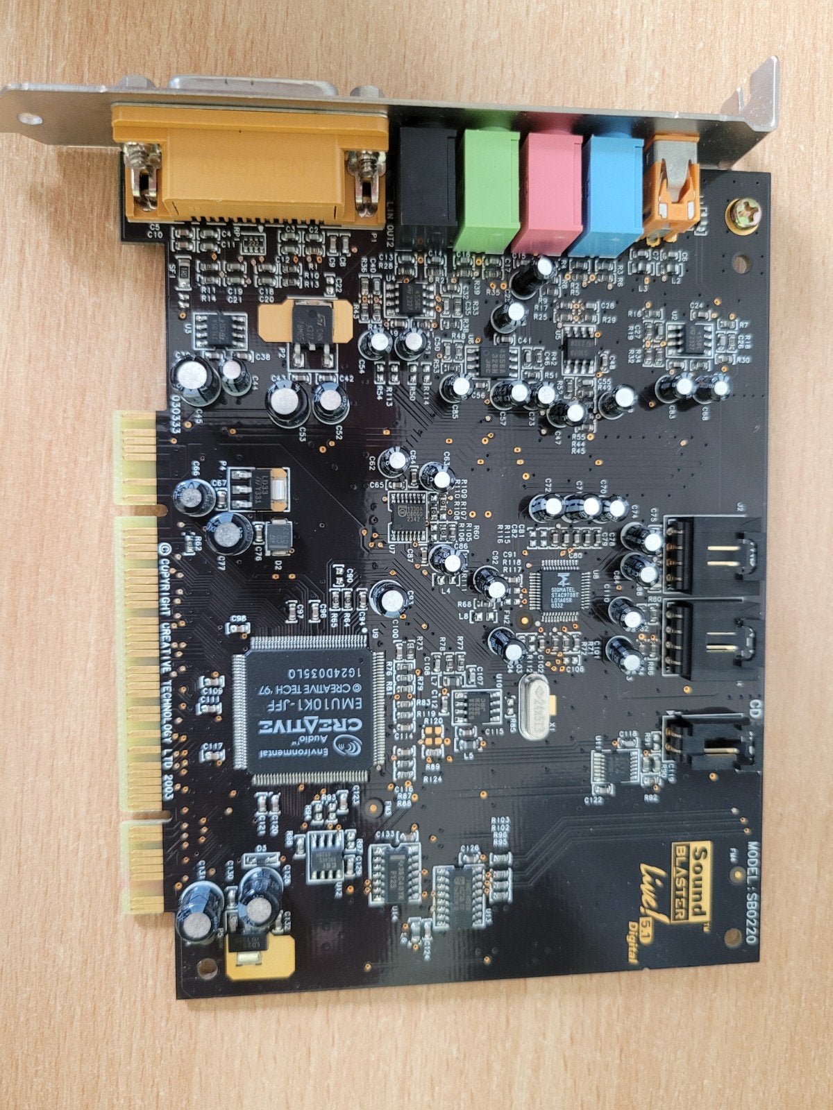 Creative Sound Blaster Live! 5.1 Digital (SB0220), Computers en Software, Ophalen of Verzenden, Gebruikt, Intern, Creative