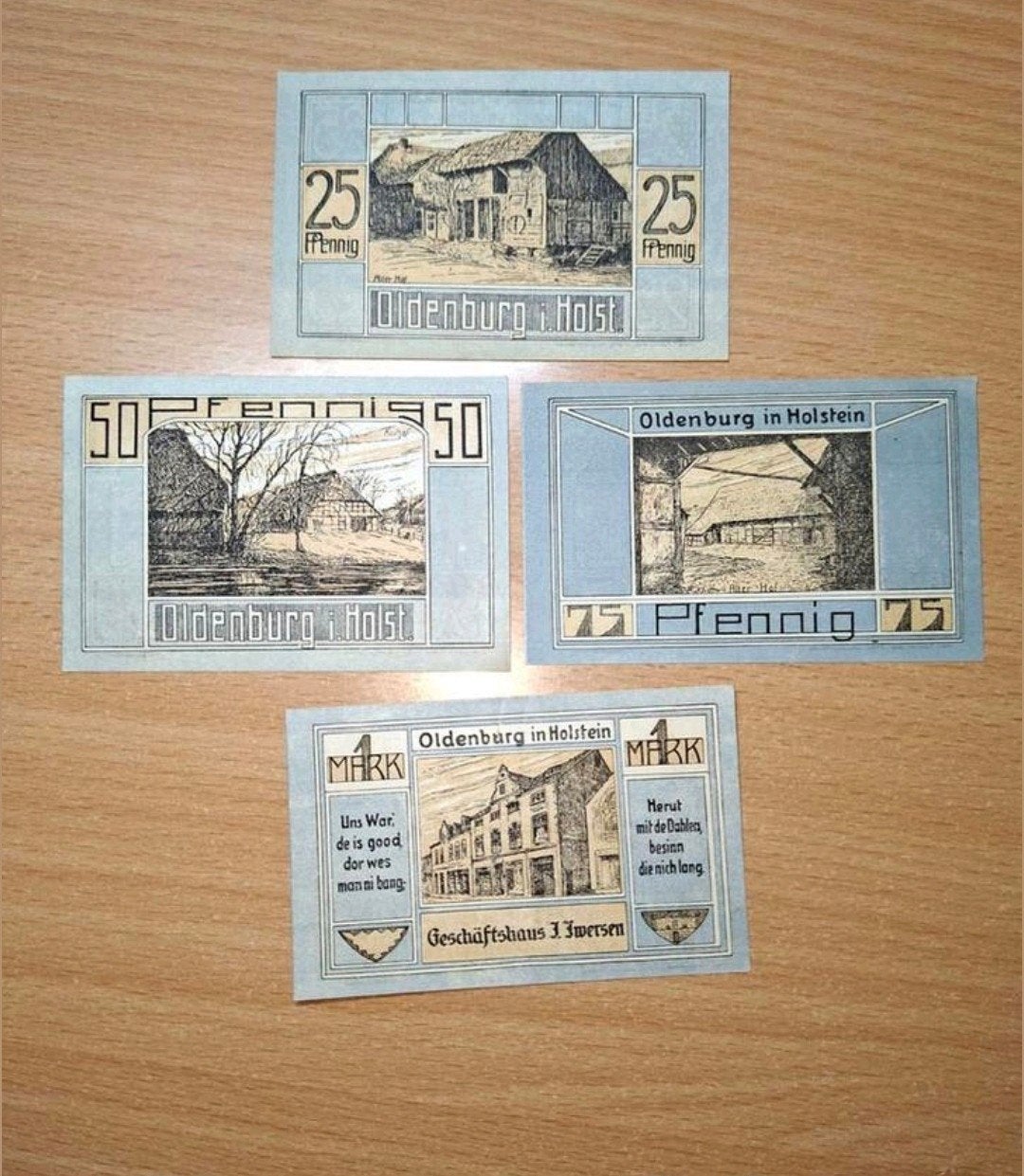 Duits Notgeld Oldenburg Noodgeld, Postzegels en Munten, Bankbiljetten | Europa | Niet-Eurobiljetten, Ophalen of Verzenden, Duitsland