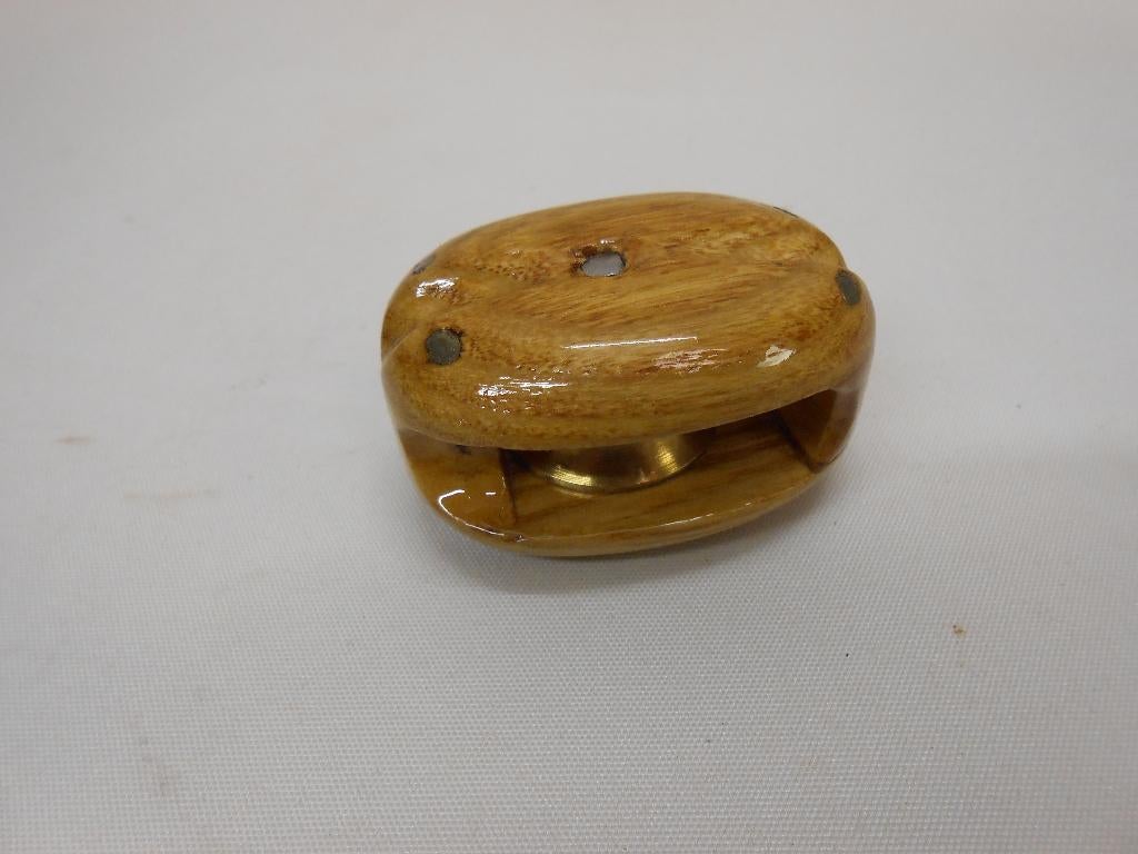 Stropblok, 1-schijfs, 6 - 8 mm, zeer zeldzame maat!, Ophalen of Verzenden, Zo goed als nieuw, Lijn of Blok