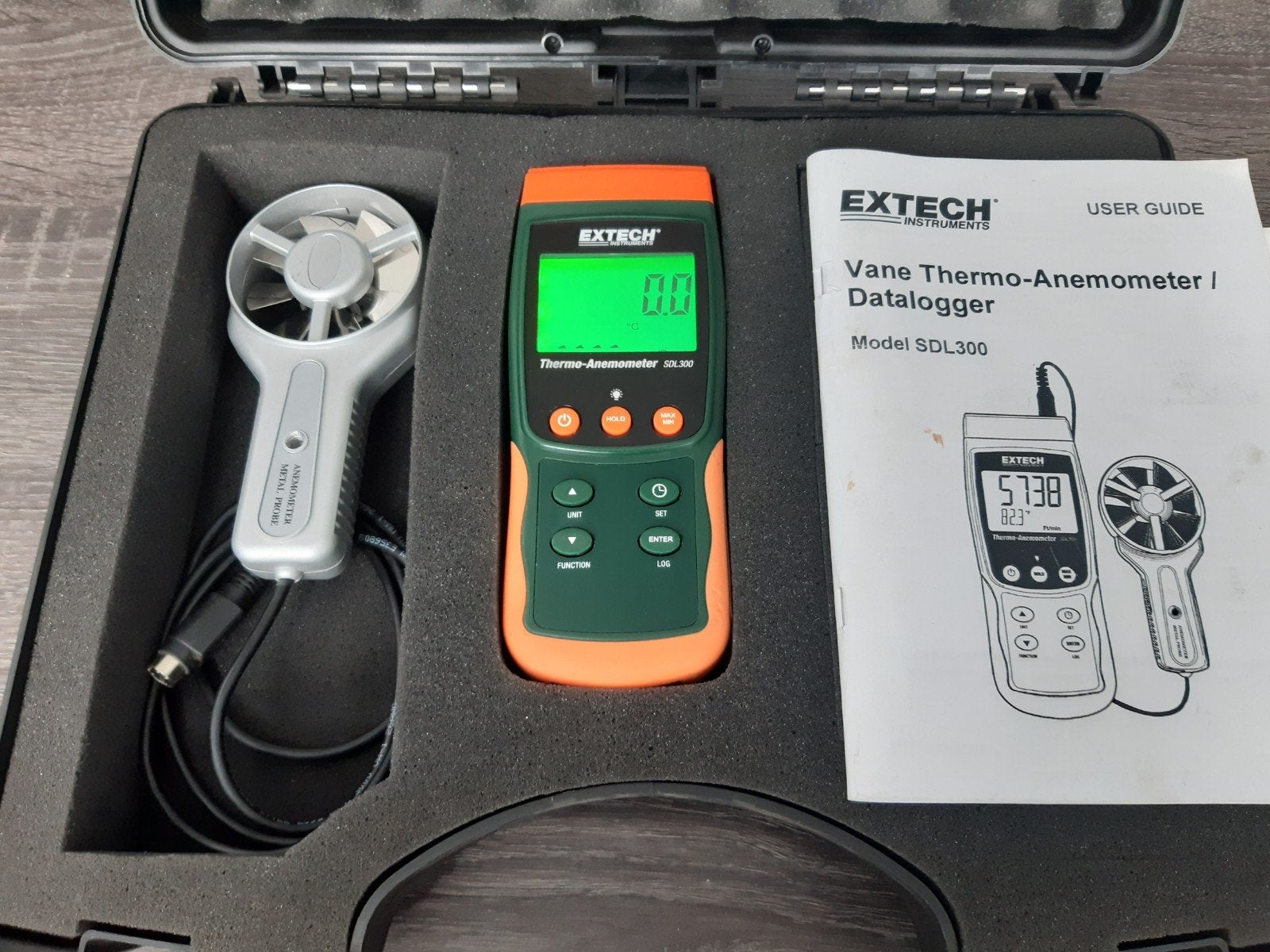 Windmeter Extech SDL300, Verzenden