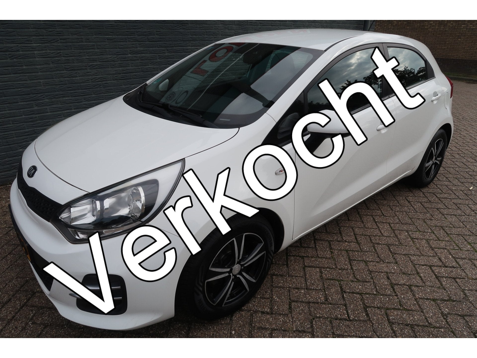 Kia Rio 1.2 CVVT ComfortLine Nieuwe banden en remmen, 4 cilinders, Wit, Origineel Nederlands, Bedrijf
