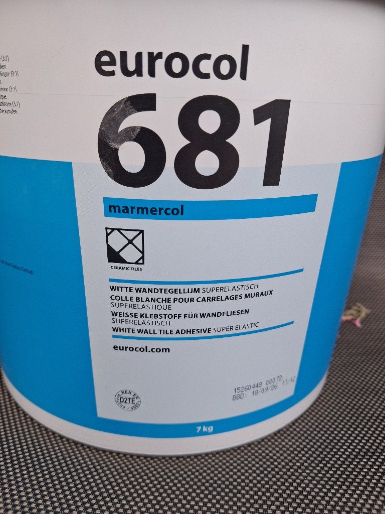 Tegellijm eurocel 681 3,5 kg, Ophalen, Overige materialen, Wandtegels, Nieuw
