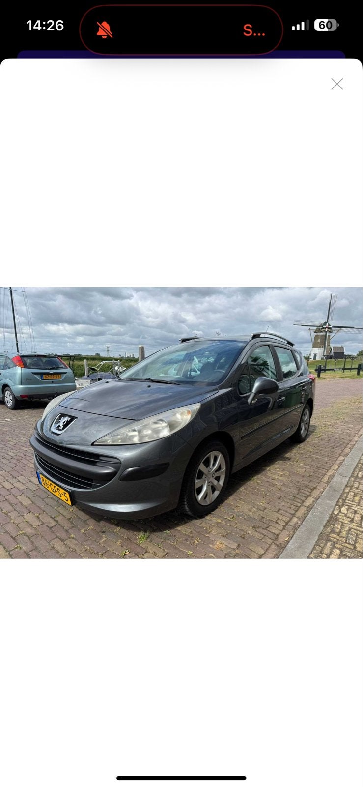 Peugeot 207 SW 1.4 VTi Pano X-line Airco Trekhaak 2008 nette, Stof, Euro 6, Stationwagon, Handgeschakeld