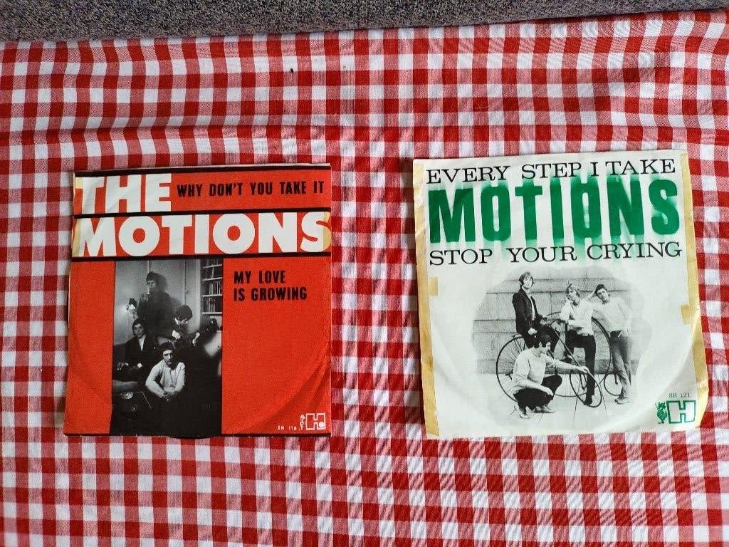 The Motions 7 inch Every step I take etc, Cd's en Dvd's, Gebruikt, 7 inch, Pop, Overige typen