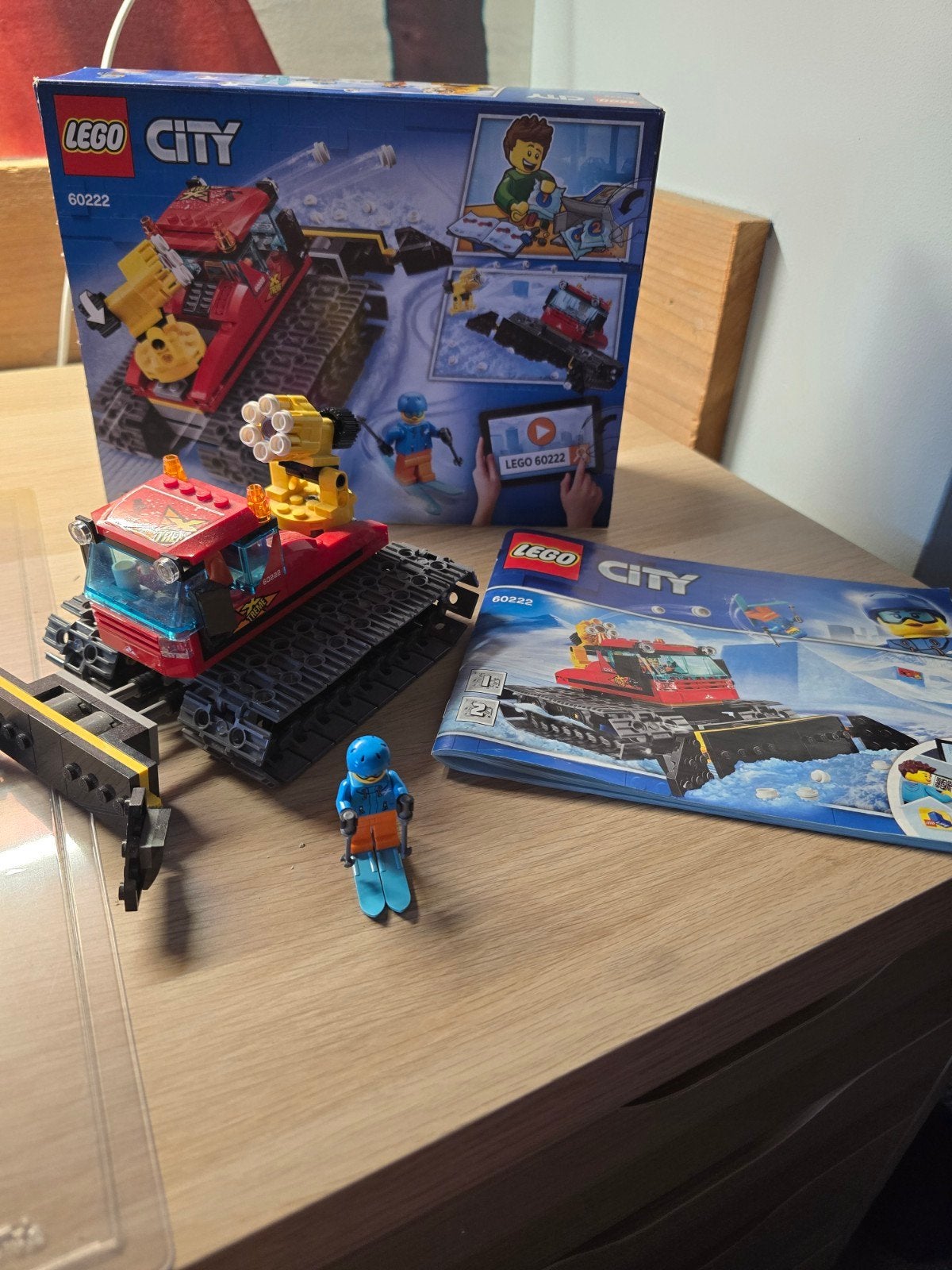 LEGO City 60222 Snowcat compleet met boekjes en doos, City, Lego, Ophalen of Verzenden, Zo goed als nieuw