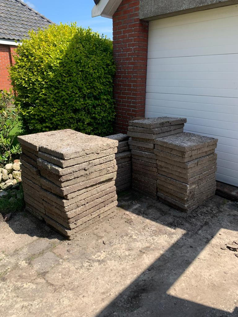 Grindtegels - Diverse Afmetingen, Tuin en Terras, Tegels en Klinkers, Ophalen, Gebruikt, 10 m² of meer, Grind