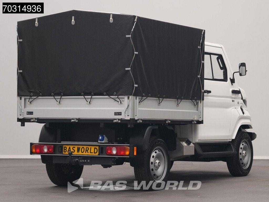 EVUM Motors aCar 4x4 Airco Huif 100% Elektrisch 23kWh Open L, Auto's, Bestelauto's, Stof, 4x4, 35 pk, Wit
