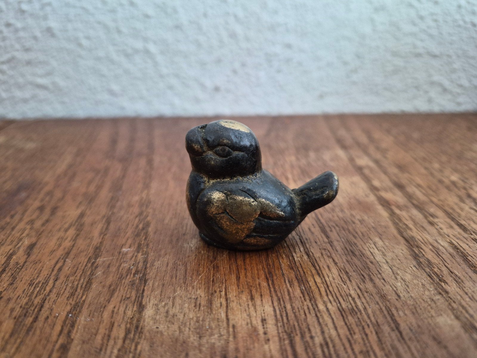 Metalen vogeltje - Decoratief beeldje, Ophalen of Verzenden