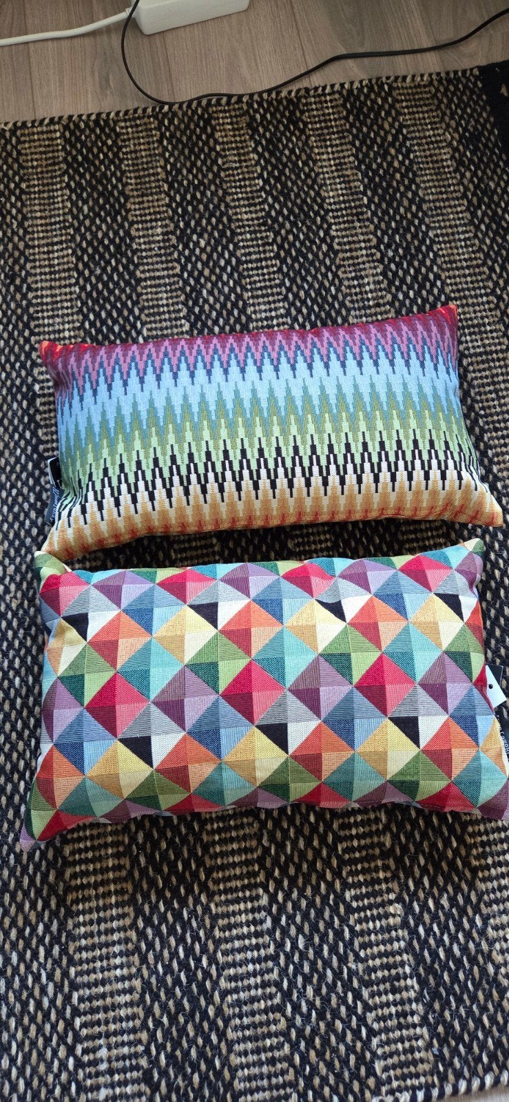 2 kussens 45x30, Ophalen, Nieuw, Vierkant