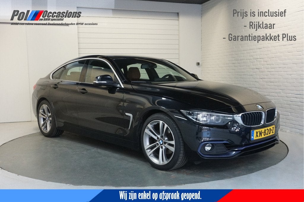BMW 4 Serie Gran Coupé 420i Automaat | Leder | Sport | Trek, Automaat, 1998 cc, Achterwielaandrijving, Gebruikt