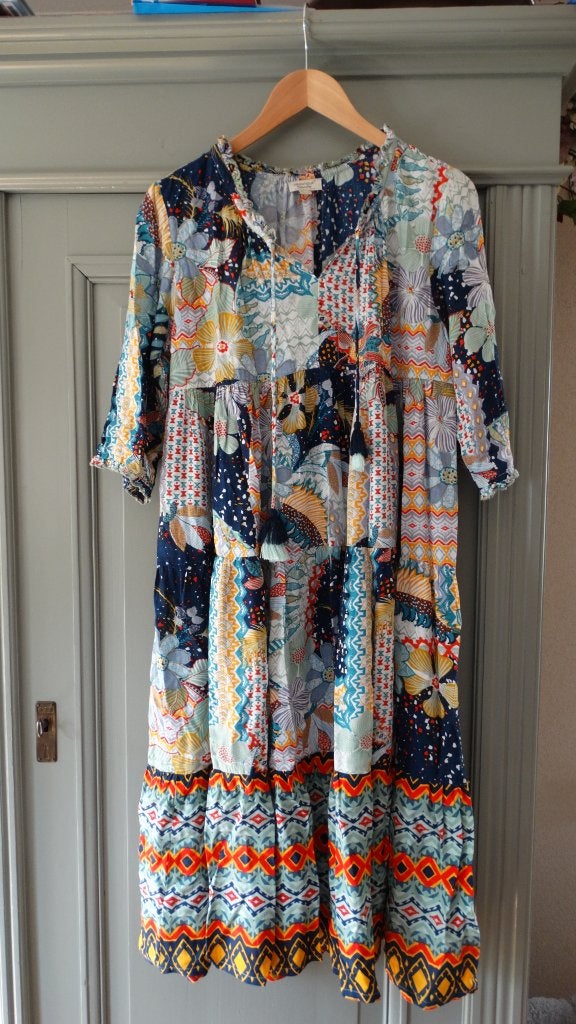 Orientique zomerjurk in vrolijke print/kleuren, maat 38/40, Maat 38/40 (M), Overige kleuren, Verzenden, Orientique