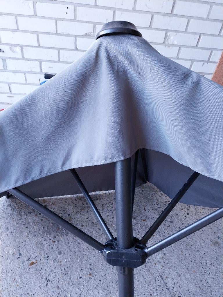 Balkon parasol, Tuin en Terras, Parasols, Ophalen, Zo goed als nieuw, 1 tot 2 meter, Strandparasol
