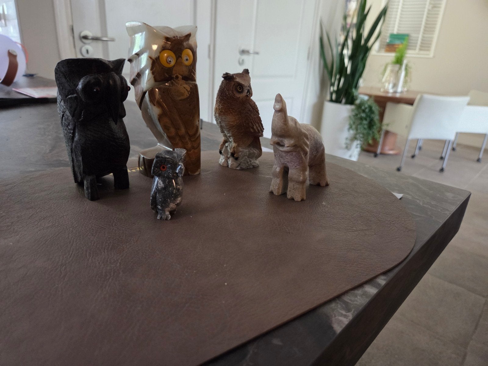 Miniatuur uilen en olifant beeldjes, Ophalen of Verzenden, Gebruikt