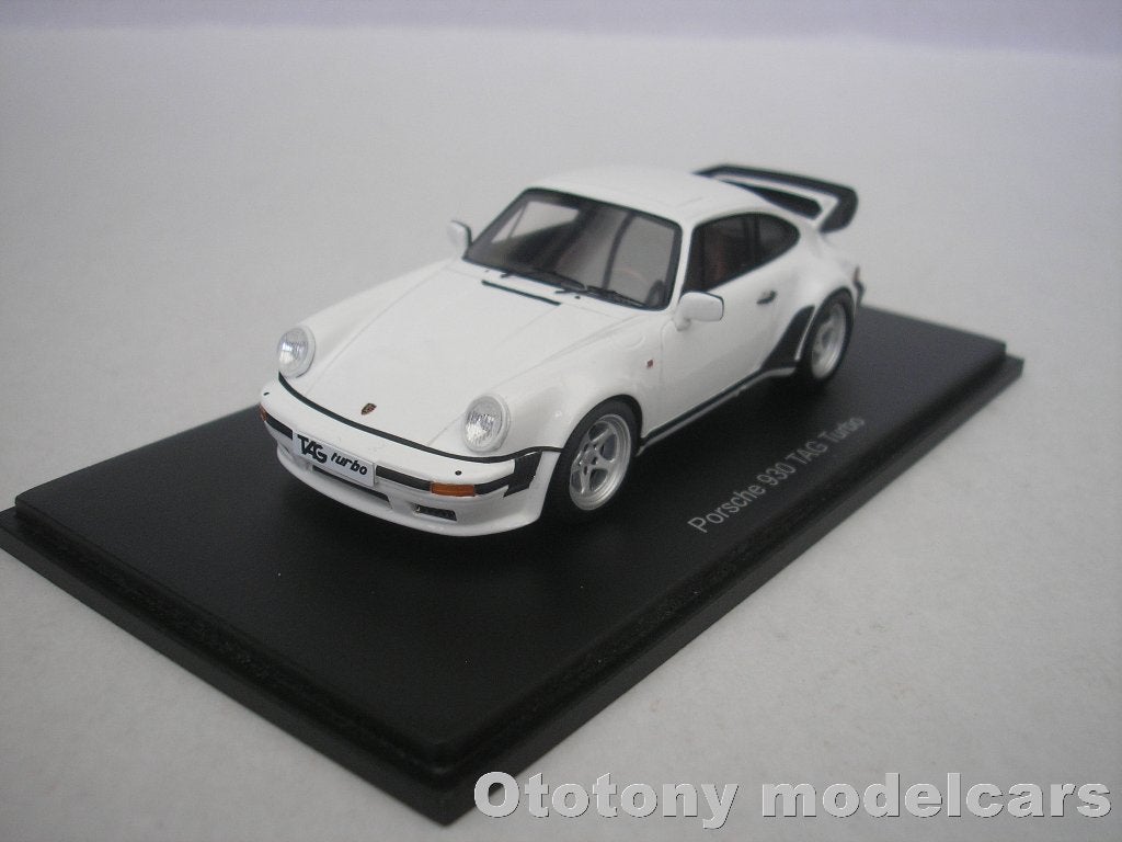 Porsche 911 930 TAG Turbo 1983 Wit 1/43 Spark, Hobby en Vrije tijd, Modelauto's | 1:43, Ophalen of Verzenden, Nieuw, Auto, Overige merken