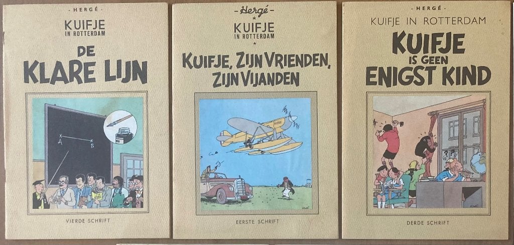 Unieke Kuifje uitgaven (3 bijzondere items – zeldzaam!), Boeken, Gelezen, Diverse zie beschrijving, Ophalen of Verzenden, Meerdere stripboeken