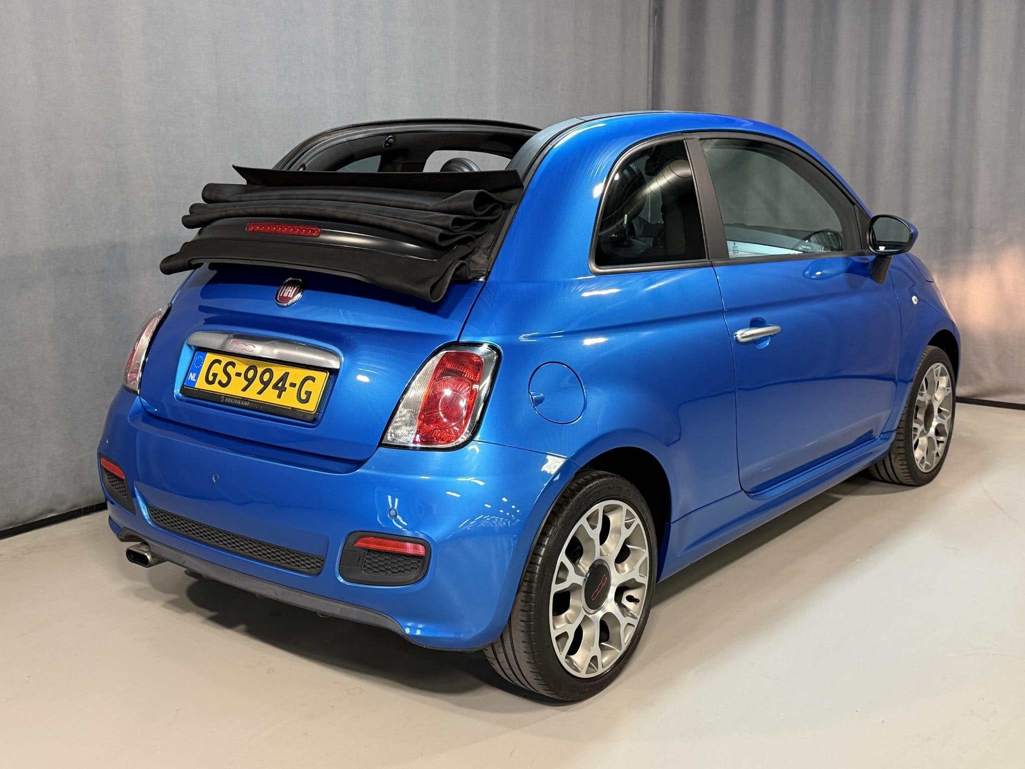 Fiat 500 C 0.9 TwinAir Turbo 500S 16"/Climate/Interscope HiF, Auto's, Gebruikt, Cabriolet, Leder en Stof, Origineel Nederlands